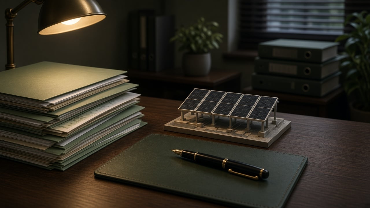 Mesa de trabalho de assessoria regulatória em energia renovável